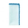Kim Seybert Napkins Seersucker Napkin In Seafoam & Blue, Set Of 4