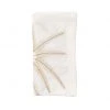 Kim Seybert Palm Coast Napkin In White & Natural & Gold, Set Of 4 Napkins