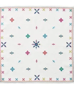 Kim Seybert Napkins Fez Napkin In White & Multi, Set Of 4