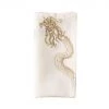 Kim Seybert Imperial Dragon Napkin In White, Gold & Silver, Set Of 4