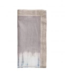 Kim Seybert Solstice Napkin In Blue & Gray, Set Of 4 Napkins