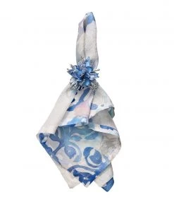 Kim Seybert Napkins Watercolor Napkin In White & Multi, Set Of 4