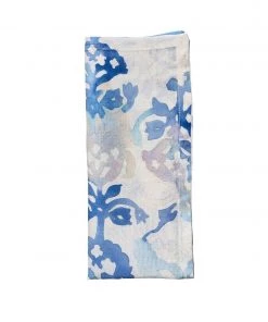 Kim Seybert Napkins Watercolor Napkin In White & Multi, Set Of 4