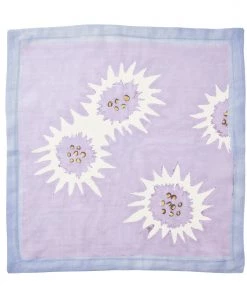 Kim Seybert Foliage Napkin In Lilac & Periwinkle, Set Of 4