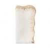 Kim Seybert Sequin Spray Napkin In White & Gold, Set Of 4 Napkins