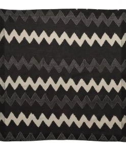 Kim Seybert Michelle Napkin In Ivory & Black, Set Of 4 Napkins