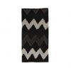 Kim Seybert Michelle Napkin In Ivory & Black, Set Of 4 Napkins