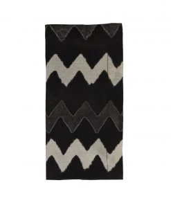 Kim Seybert Michelle Napkin In Ivory & Black, Set Of 4 Napkins