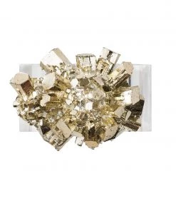 Kim Seybert Geode Napkin Rings In Gold, Set Of 4 In A Gift Box