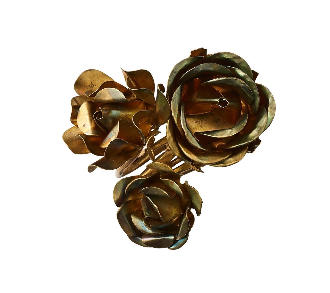Kim Seybert Bouquet Napkin Ring In Gold, Set Of 4 Napkin Rings