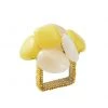 Kim Seybert Sea Stone Napkin Ring In Yellow, Set Of 4 Napkin Rings