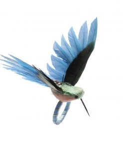 Kim Seybert Humm Napkin Ring In Blue & Green, Set Of 4