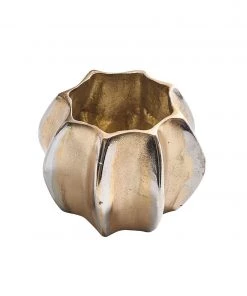 Kim Seybert Desert Napkin Ring In Gold & Silver, Set Of 4