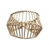 Kim Seybert Cage Napkin Ring In Gold, Set Of 4 Napkin Rings