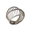 Kim Seybert Cage Napkin Ring In Silver, Set Of 4 Napkin Rings