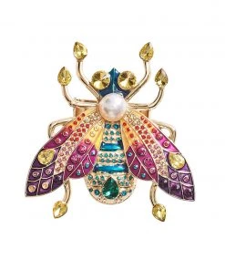 Kim Seybert Napkin Rings Glam Fly Napkin Ring In Multi, Set Of 4 In A Gift Box