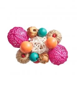 Kim Seybert Java Napkin Ring In Multi, Set Of 4