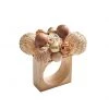 Kim Seybert Napkin Rings Java Napkin Ring In Natural & Brown, Set Of 4