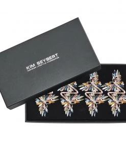 Kim Seybert Butterflies In Multi, Set Of 4, In A Gift Box