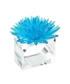 Kim Seybert Napkin Rings Mirage Napkin Ring In Blue, Set Of 4