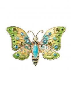 Kim Seybert Napkin Rings Arbor Napkin Ring In Blue & Green, Set Of 4 In A Gift Box