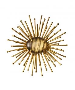 Kim Seybert Flare Napkin Ring In Brown & Gold, Set Of 4