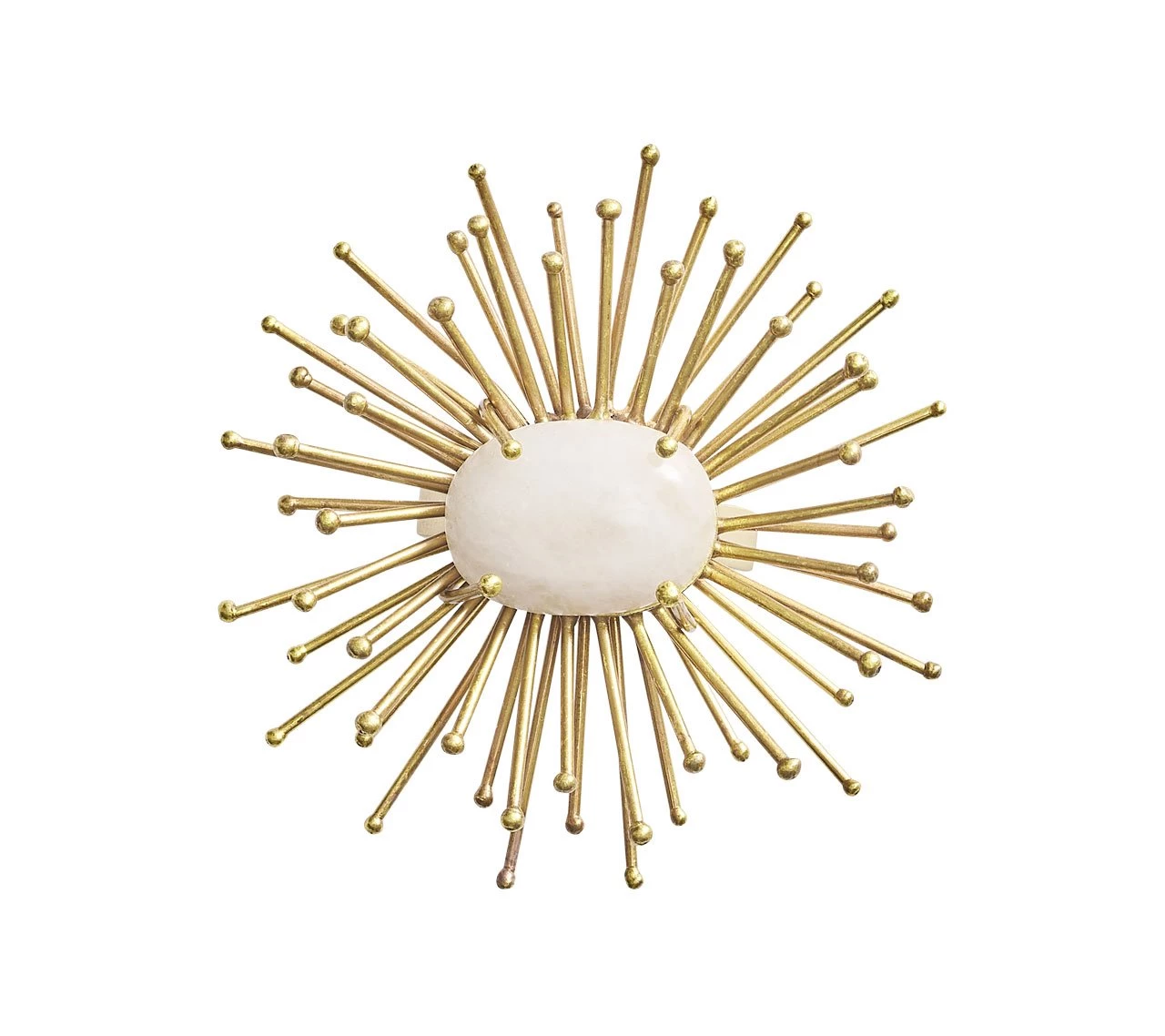 Kim Seybert Flare Napkin Ring In Gold, Set Of 4 Napkin Rings