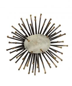 Kim Seybert Napkin Rings Flare Napkin Ring In Gold & Black, Set Of 4