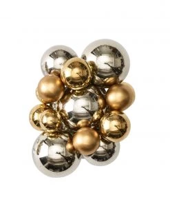 Kim Seybert Napkin Rings Bauble Napkin Ring In Gold & Silver, Set Of 4