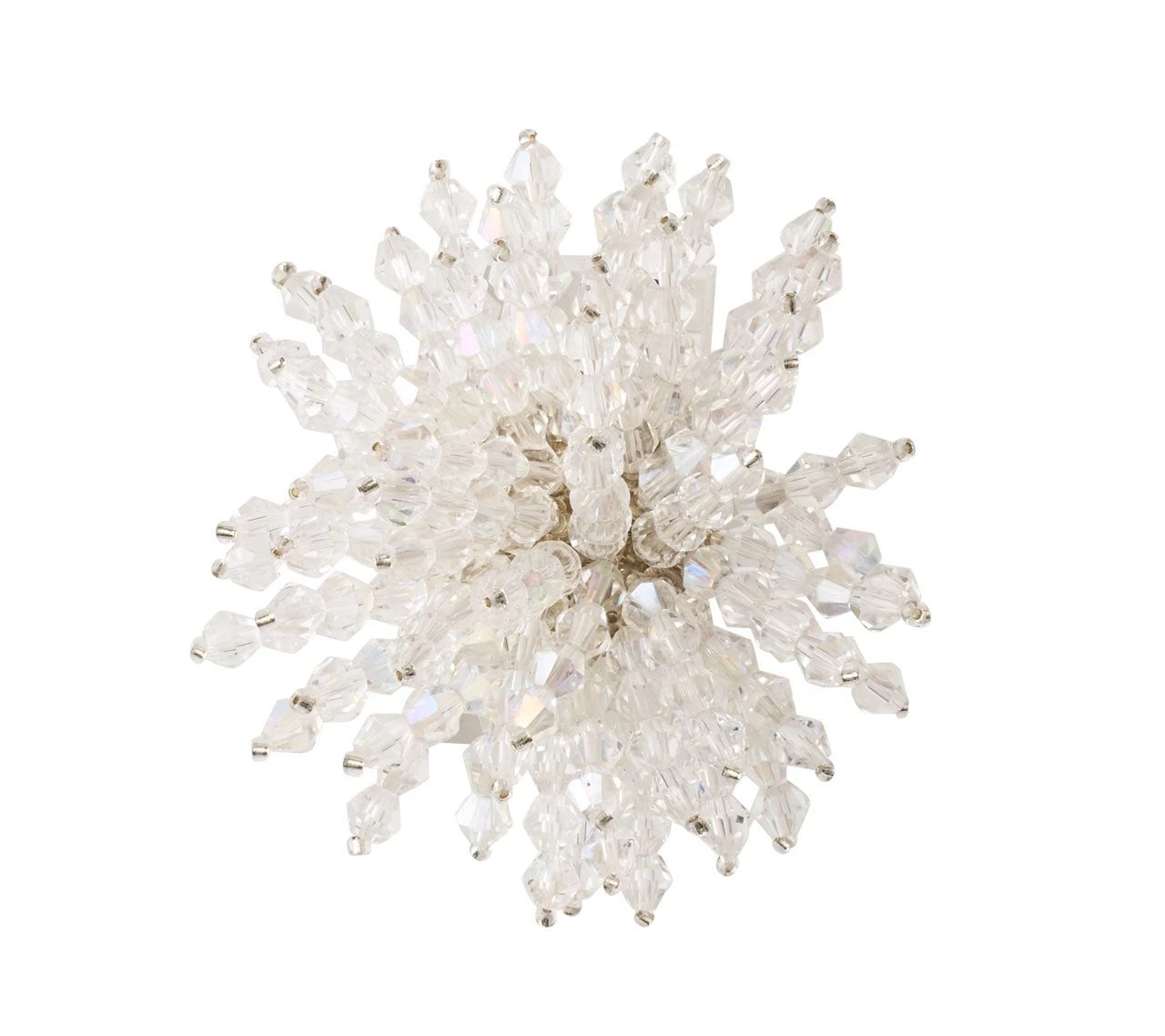 Kim Seybert Brilliant Napkin Ring In Clear, Set Of 4