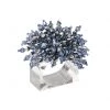 Kim Seybert Napkin Rings Brilliant Napkin Ring In Midnight & Silver, Set Of 4