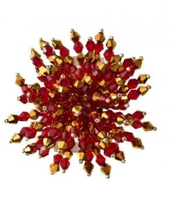 Kim Seybert Brilliant Napkin Ring In Red, Set Of 4 Napkin Rings