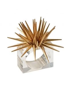 Kim Seybert Astrid Napkin Ring In Gold, Set Of 4 Napkin Rings