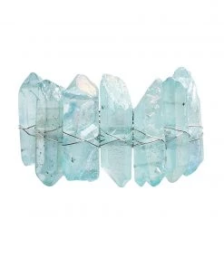 Kim Seybert Radiant Napkin Ring In Seafoam, Set Of 4