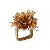 Kim Seybert Starburst Napkin Ring In Gold, Set Of 4
