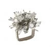 Kim Seybert Starburst Napkin Ring In Silver, Set Of 4 Napkin Rings