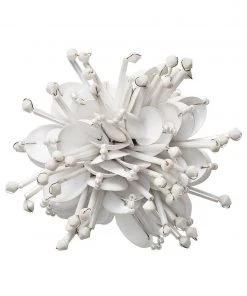 Kim Seybert Starburst Napkin Ring In White, Set Of 4