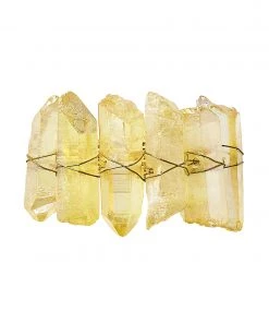 Kim Seybert Radiant Napkin Ring In Yellow, Set Of 4