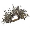 Kim Seybert Spray Napkin Ring In Beige, Taupe & Gray, Set Of 4 Napkin Rings
