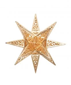 Kim Seybert Stardust Napkin Ring In Gold, Set Of 4 Napkin Rings