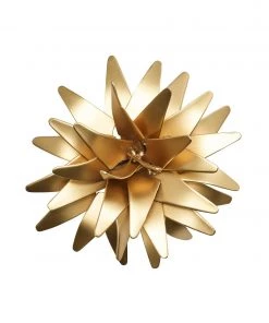 Kim Seybert Flores Napkin Ring In Gold, Set Of 4 Napkin Rings