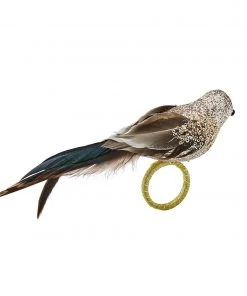 Kim Seybert Napkin Rings Glam Bird In Multi, Set Of 4