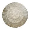 Kim Seybert Placemats Round Capiz Placemat In Gray, Set Of 4