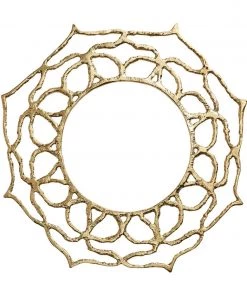 Kim Seybert Sahara Charger In Gold, Set Of 4