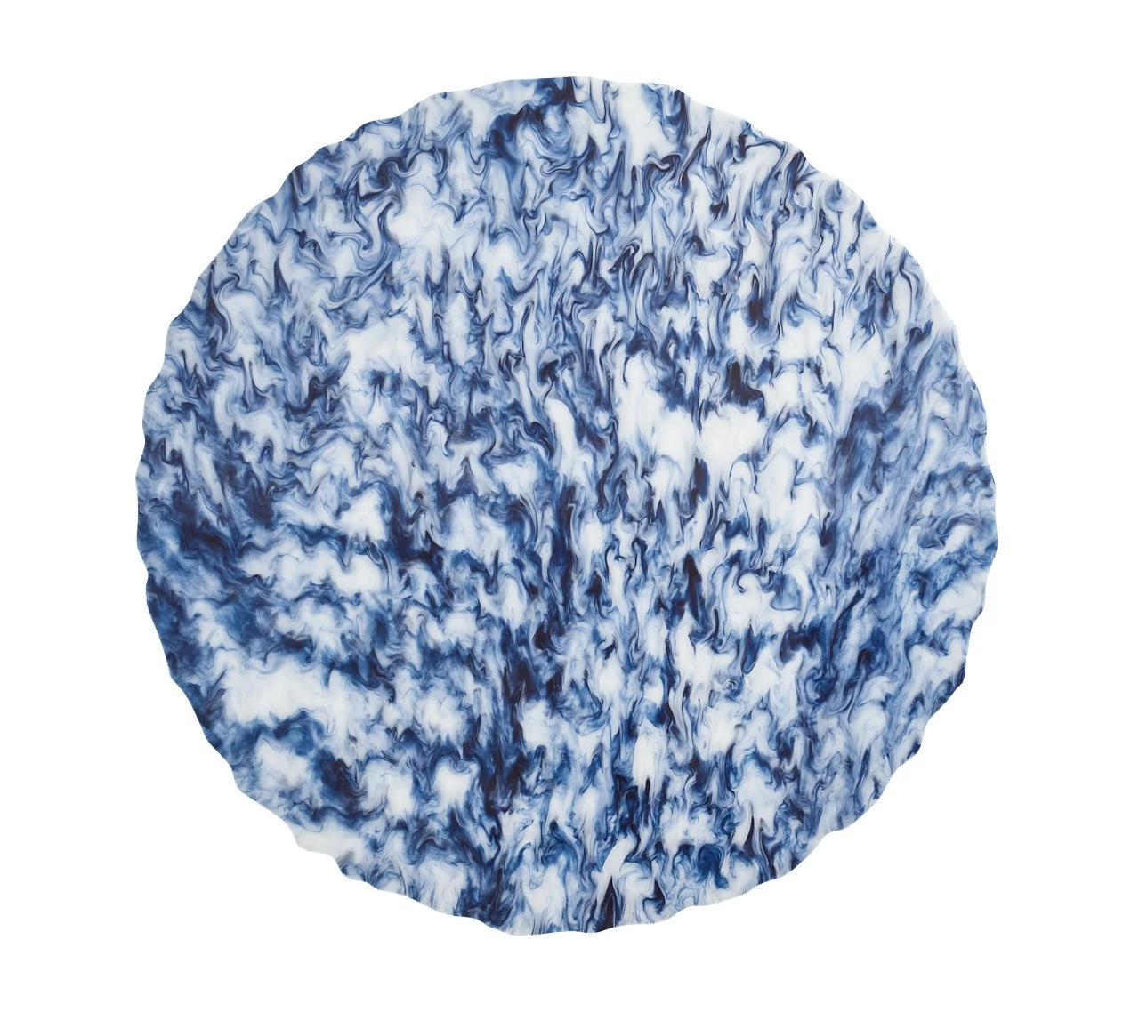 Kim Seybert Placemats Waves Placemat In White & Navy, Set Of 4