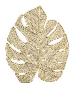 Kim Seybert Placemats Palm Leaf Placemat In Natural, Set Of 4