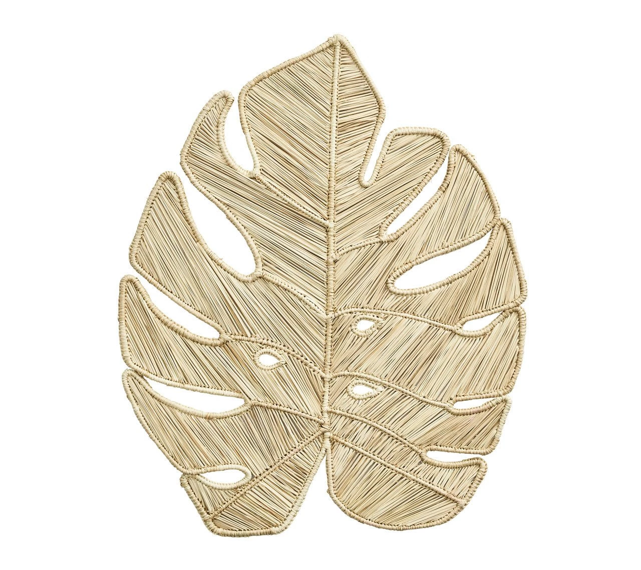 Kim Seybert Placemats Palm Leaf Placemat In Natural, Set Of 4