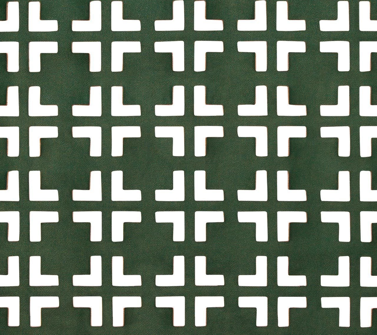 Kim Seybert Grid Placemat In Hunter & Sage, Set Of 4 Placemats