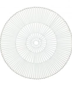 Kim Seybert Placemats Spoke Placemat In White, Set Of 4