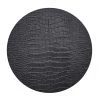 Kim Seybert Croco Placemat In Charcoal, Set Of 4 Placemats